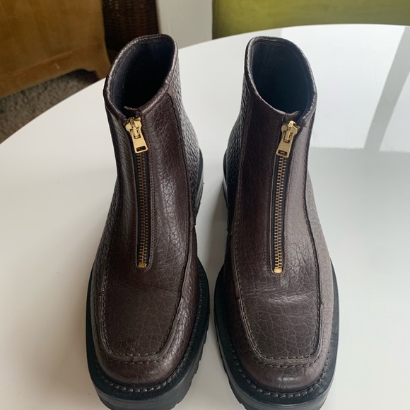 Women’s Brown Leather Boots - Picture 1 of 5